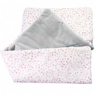 Ковдра двостороння 80х100 см Pink Flowers lullalove-1380 Ковдра двостороння 80х100 см Pink Flowers lullalove-1380