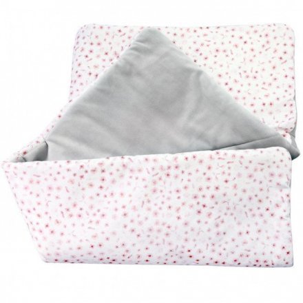 Ковдра двостороння 80х100 см Pink Flowers lullalove-1380 Ковдра двостороння 80х100 см Pink Flowers lullalove-1380