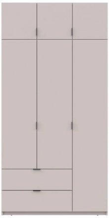 Шафа для одягу Doros Лукас Кашемір 3ДСП 120х50х240 DRS-011653 (80737798)