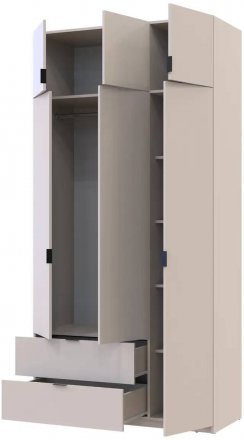 Шафа для одягу Doros Лукас Кашемір 3ДСП 120х50х240 DRS-011653 (80737798)