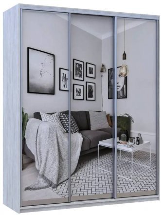 Шафа-купе Doros City Light Сосна Натти 3 Дзеркала 180х60х225 (DRS-011970) Шафа-купе Doros City Light Сосна Натти 3 Дзеркала 180х60х225 (DRS-011970)