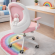 Крісло обертове дитяче з підставкою для ніг PERFECT KIDS ASTRONAUT PINK Perfect Home Рожевий (PFH-092115)