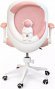 Крісло обертове дитяче з підставкою для ніг PERFECT KIDS ASTRONAUT PINK Perfect Home Рожевий (PFH-092115)