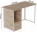 Комп'ютерний стіл Ferrum-decor Отто 75x120x70 білий ДСП Дуб Сан-Марино 32мм (FRD-101049)
