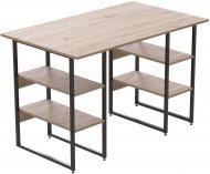 Комп'ютерний стіл Ferrum-decor Карен 75x120x70 чорний ДСП Дуб Сан-Марино 16мм (FRD-102063) Комп'ютерний стіл Ferrum-decor Карен 75x120x70 чорний ДСП Дуб Сан-Марино 16мм (FRD-102063)