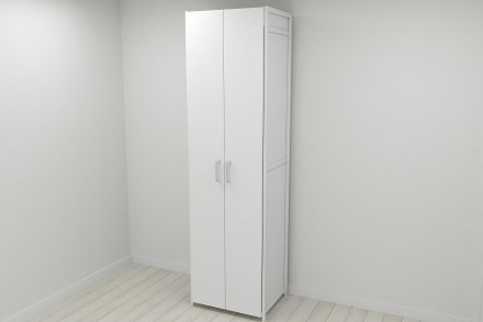 Шафа Гардероб Уні секція 7 серії Конект Ferrum-decor 220x60x50см Білий метал ДСП Білий 16 мм (FRD-104567) Шафа Гардероб Уні секція 7 серії Конект Ferrum-decor 220x60x50см Білий метал ДСП Білий 16 мм (FRD-104567)