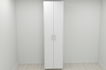 Шафа Гардероб Уні секція 7 серії Конект Ferrum-decor 220x60x50см Білий метал ДСП Білий 16 мм (FRD-104567) Шафа Гардероб Уні секція 7 серії Конект Ferrum-decor 220x60x50см Білий метал ДСП Білий 16 мм (FRD-104567)