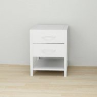 Тумба універсальна Ferrum-decor Вів'єн 2/1 50x41x40 білий ДСП Біле 16мм (FRD-104176) Тумба універсальна Ferrum-decor Вів'єн 2/1 50x41x40 білий ДСП Біле 16мм (FRD-104176)