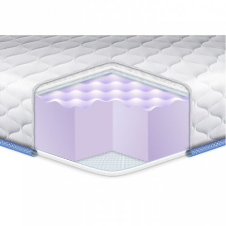 Матрац топпер Super Massage 180х195х6 см