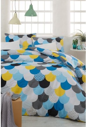 Постільна білизна Damla mint ранфорс євро svt-2000022283311 Постільна білизна Damla mint ранфорс євро svt-2000022283311