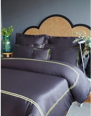 Постільна білизна сатин Milano antrasit-yesil антрацит-зелений євро svt-2000022291712 Постільна білизна сатин Milano antrasit-yesil антрацит-зелений євро svt-2000022291712