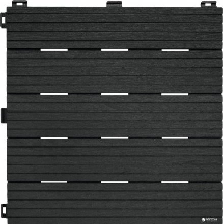 Декоративне покриття для підлоги Cosmopolitan рифлене 6 шт 30х30 см сірий EU5100040