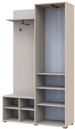Передпокій Doros Дора Кашемір 1 ДСП/1 Дзеркало 113.5х40х192 DRS-011780 (44900364)