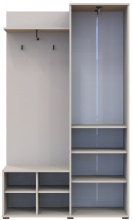 Передпокій Doros Дора Кашемір 1 ДСП/1 Дзеркало 113.5х40х192 DRS-011780 (44900364)