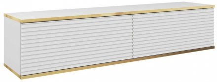 Тумба під телевізор навісна Perfect Home Оро / Oro 2-дверна RTV135 MDF Білий (PFH-091354) Тумба під телевізор навісна Perfect Home Оро / Oro 2-дверна RTV135 MDF Білий (PFH-091354)