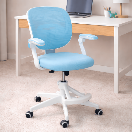 Крісло обертове дитяче з підставкою для ніг PERFECT KIDS BLUE Perfect Home Блакитний (PFH-092116) Крісло обертове дитяче з підставкою для ніг PERFECT KIDS BLUE Perfect Home Блакитний (PFH-092116)