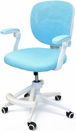 Крісло обертове дитяче з підставкою для ніг PERFECT KIDS BLUE Perfect Home Блакитний (PFH-092116) Крісло обертове дитяче з підставкою для ніг PERFECT KIDS BLUE Perfect Home Блакитний (PFH-092116)