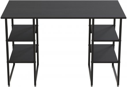 Комп'ютерний стіл Ferrum-decor Карен 75x120x70 чорний ДСП Сосна Кембра 16мм (FRD-102064)