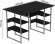 Комп'ютерний стіл Ferrum-decor Тім 75x140x60 сірий ДСП Сосна Кембра 16мм (FRD-102472)