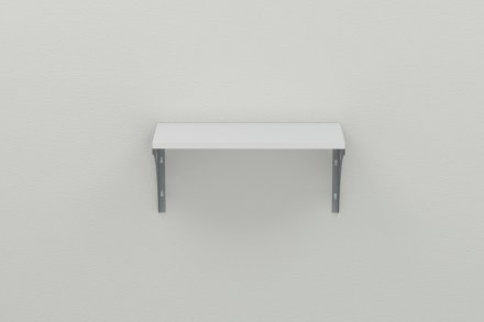 Полиця настінна Ferrum-decor Ханді 2 240x600x240 метал Сірий ДСП Біле 16 мм (FRD-102589) Полиця настінна Ferrum-decor Ханді 2 240x600x240 метал Сірий ДСП Біле 16 мм (FRD-102589)