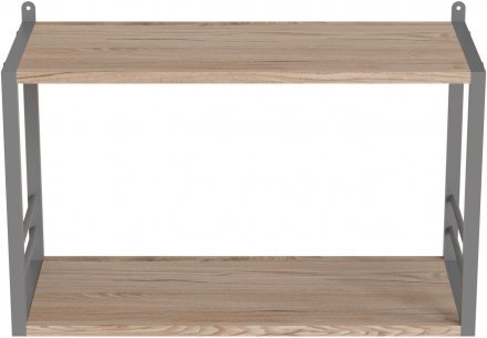 Книжкова полиця універсальна Ferrum-decor Стім 1 38x63x26 сірий ДСП Дуб Сан-Марино 16мм (FRD-104098) Книжкова полиця універсальна Ferrum-decor Стім 1 38x63x26 сірий ДСП Дуб Сан-Марино 16мм (FRD-104098)