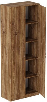Шафа Анжело Ferrum-decor на 5 полиць 2 двері 1900x700x380 ДСП Дуб Таверна 16 мм (FRD-105018)