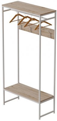 Вішалка модульна підлогова Ferrum-decor Треліс 14 180x90x38 білий ДСП Дуб Сан-Марино 16мм (FRD-104350) Вішалка модульна підлогова Ferrum-decor Треліс 14 180x90x38 білий ДСП Дуб Сан-Марино 16мм (FRD-104350)
