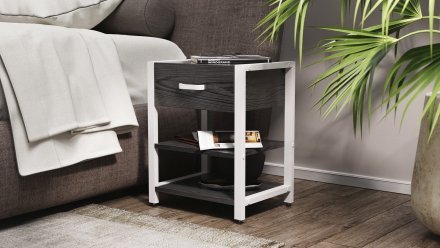 Тумба універсальна Ferrum-decor Вів'єн 1/2 50x41x40 білий ДСП Сосна Кембра 16мм (FRD-104132) Тумба універсальна Ferrum-decor Вів'єн 1/2 50x41x40 білий ДСП Сосна Кембра 16мм (FRD-104132)