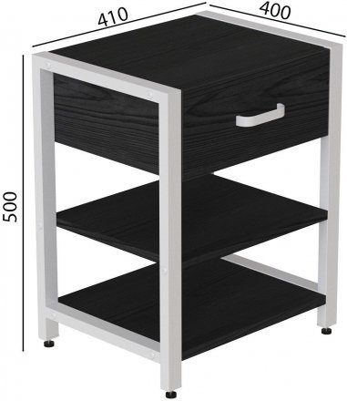 Тумба універсальна Ferrum-decor Вів'єн 1/2 50x41x40 білий ДСП Сосна Кембра 16мм (FRD-104132) Тумба універсальна Ferrum-decor Вів'єн 1/2 50x41x40 білий ДСП Сосна Кембра 16мм (FRD-104132)