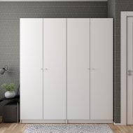 Комплект шаф для одягу Doros Промо (2 шт.) 180х48х204 см Білий (DRS-011207) Комплект шаф для одягу Doros Промо (2 шт.) 180х48х204 см Білий (DRS-011207)