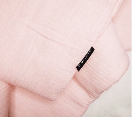 Ковдра всесезонна 65x70 см Powder Pink lullalove-7484 Ковдра всесезонна 65x70 см Powder Pink lullalove-7484