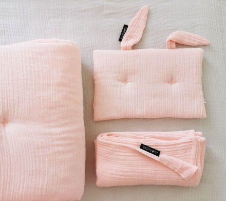 Ковдра всесезонна 65x70 см Powder Pink lullalove-7484 Ковдра всесезонна 65x70 см Powder Pink lullalove-7484