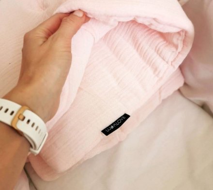 Ковдра всесезонна 65x70 см Powder Pink lullalove-7484 Ковдра всесезонна 65x70 см Powder Pink lullalove-7484