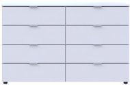 Комод Doros Рон 8 Білий 8 Ящиків 130х38х81 DRS-011774 (41516172)