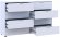 Комод Doros Рон 8 Білий 8 Ящиків 130х38х81 DRS-011774 (41516172)