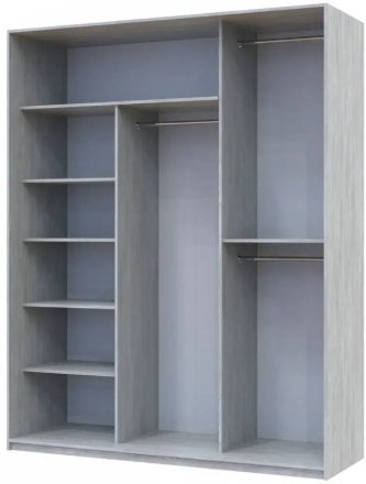 Шафа-купе Doros City Light Сосна Натти 1 ДСП / 2 дзеркала 225х60х225 (DRS-011972) Шафа-купе Doros City Light Сосна Натти 1 ДСП / 2 дзеркала 225х60х225 (DRS-011972)