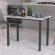 Стіл універсальний Knap Ferrum-decor 750x1000x700 Чорний метал ДСП Бетон 16 мм (FRD-106368)