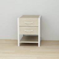 Тумба універсальна Ferrum-decor Вів'єн 2/1 50x41x40 білий ДСП Дуб Сонома 16мм (FRD-104178) Тумба універсальна Ferrum-decor Вів'єн 2/1 50x41x40 білий ДСП Дуб Сонома 16мм (FRD-104178)