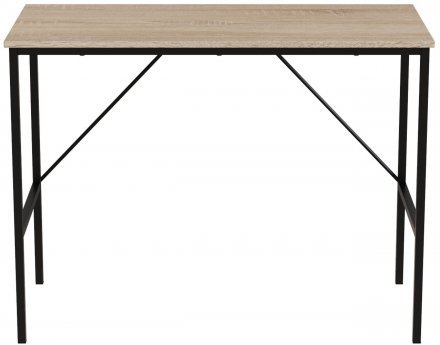 Стіл письмовий Line Тайм Ferrum-decor 750x1000x500 Чорний метал ДСП Дуб Сонома 16 мм (FRD-104867)