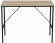Стіл письмовий Line Тайм Ferrum-decor 750x1000x500 Чорний метал ДСП Дуб Сонома 16 мм (FRD-104867)