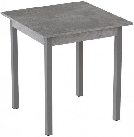 Стіл кухонний Ferrum-decor Дієго 75x90x90 Сірий ДСП Бетон 16мм (FRD-105580) Стіл кухонний Ferrum-decor Дієго 75x90x90 Сірий ДСП Бетон 16мм (FRD-105580)