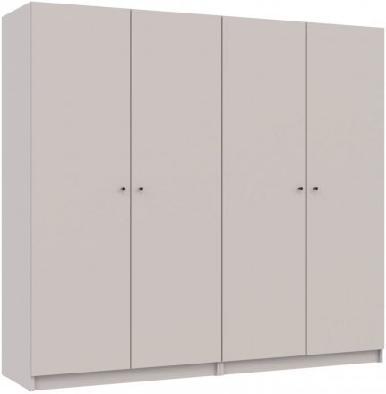 Комплект шаф для одягу Doros Промо (2 шт.) 180х48х204 см Кашемір (DRS-011208) Комплект шаф для одягу Doros Промо (2 шт.) 180х48х204 см Кашемір (DRS-011208)
