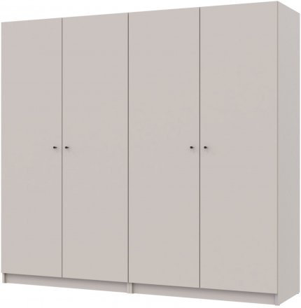 Комплект шаф для одягу Doros Промо (2 шт.) 180х48х204 см Кашемір (DRS-011208) Комплект шаф для одягу Doros Промо (2 шт.) 180х48х204 см Кашемір (DRS-011208)