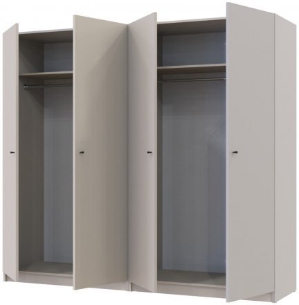 Комплект шаф для одягу Doros Промо (2 шт.) 180х48х204 см Кашемір (DRS-011208) Комплект шаф для одягу Doros Промо (2 шт.) 180х48х204 см Кашемір (DRS-011208)