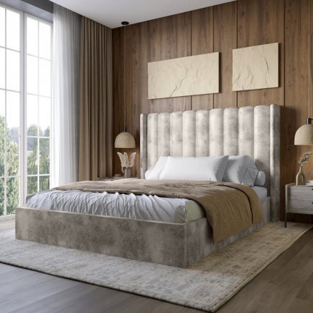Двоспальне ліжко LION Ніно 160x200 см SILK 102 Айворі (LION-045037) Двоспальне ліжко LION Ніно 160x200 см SILK 102 Айворі (LION-045037)