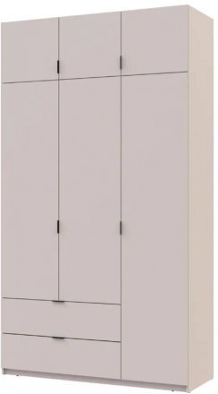 Шафа для одягу Doros Лукас Кашемір 3ДСП 135х50х240 DRS-011656 (80737802)