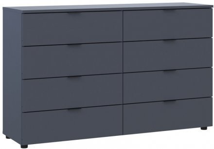 Комод Doros Рон 8 Графіт 8 Ящиків 130х38х81 DRS-011775 (41516173)