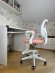 Крісло обертове дитяче з підставкою для ніг PERFECT KIDS PINK Perfect Home Рожевий (PFH-092118)