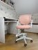 Крісло обертове дитяче з підставкою для ніг PERFECT KIDS PINK Perfect Home Рожевий (PFH-092118)