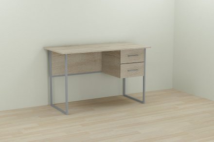 Письмовий стіл Ferrum-decor Дакота 75x140x70 сірий ДСП Дуб Сонома 16мм (FRD-102349)